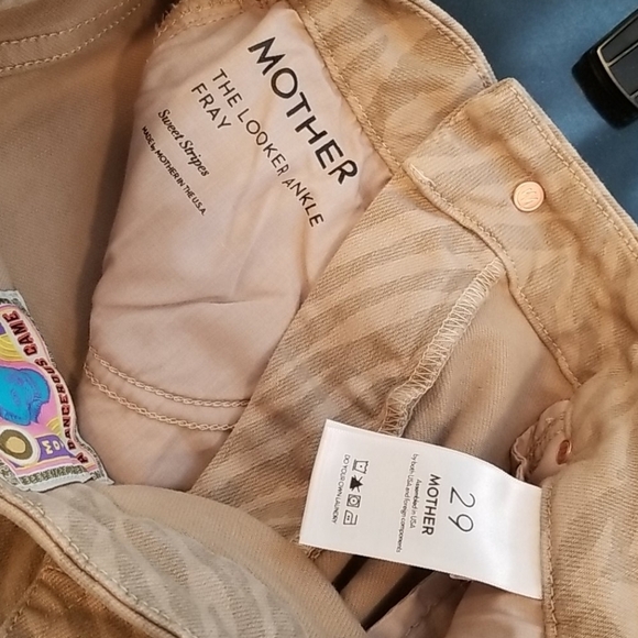 💕MOTHER💕 The Looker Ankle Fray ~ Sweet Stripes - Picture 16 of 16